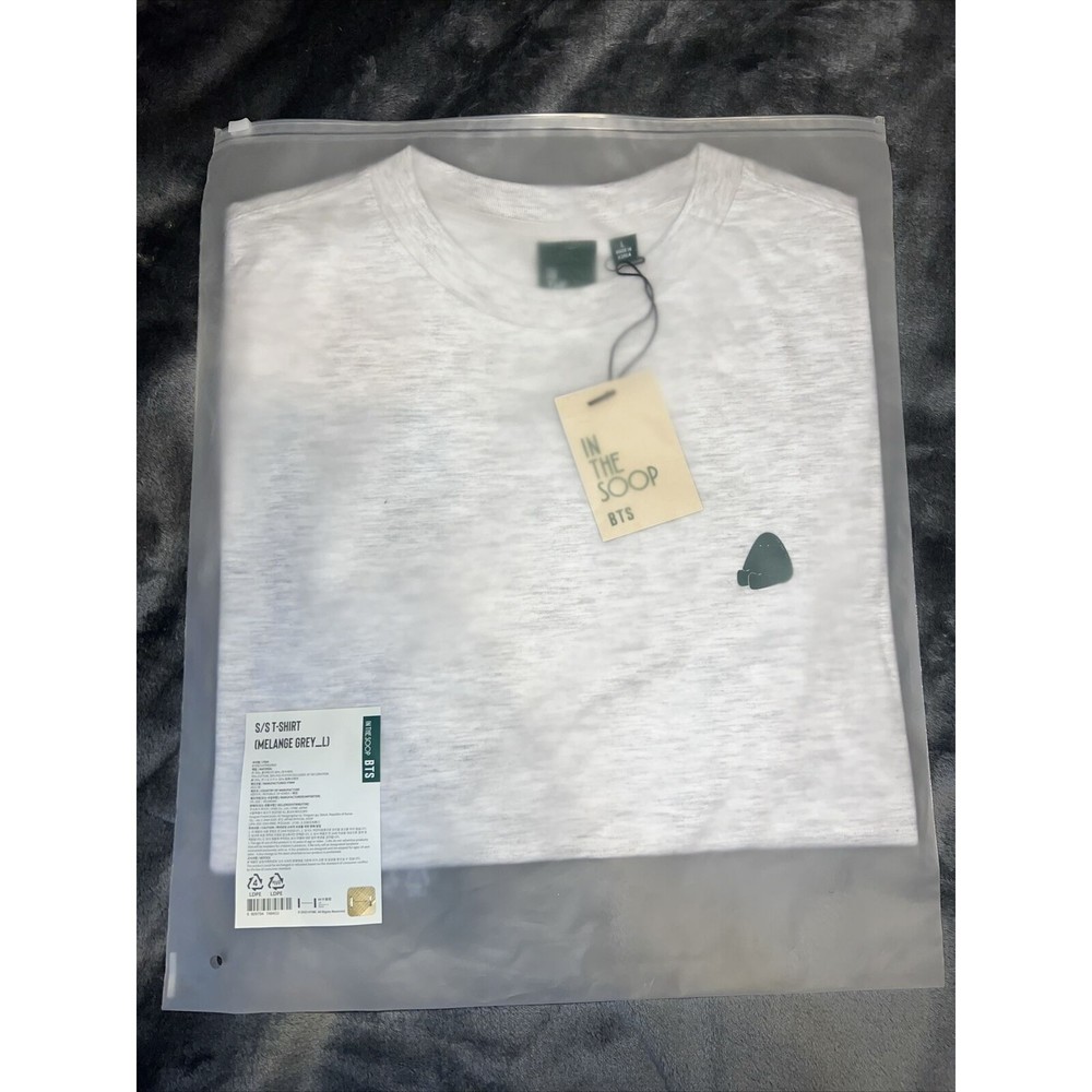 LARGE BTS IN THE SOOP S/S T-SHIRT melange grey